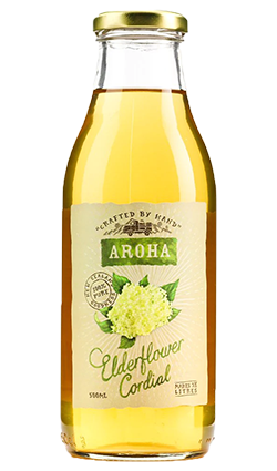 Aroha Elderflower Cordial 500ml - eta mid Oct