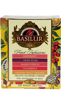 Basilur Fruit Infusions Vol.3 10 Tea Bags