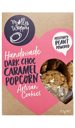 Molly Woppy Dark Choc Caramel Popcorn 175g