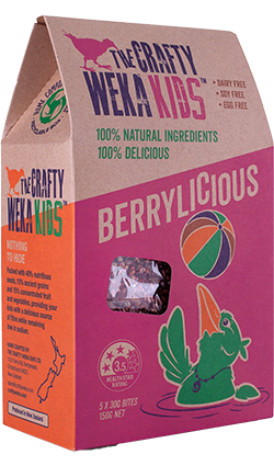 The Crafty Weka Kids - Berrylicious 150g Pouch