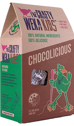 The Crafty Weka Kids - Chocolicious  150g Pouch